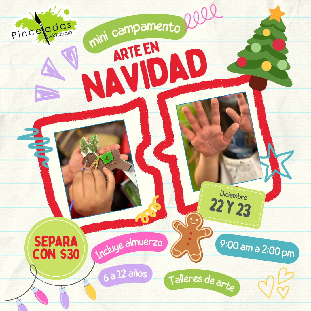 Matricula Arte en Navidad 2025 | Mini Campamento