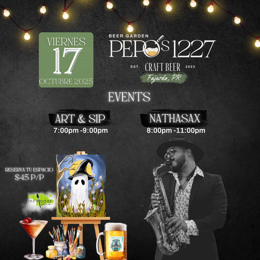 Art & Sip | Spooky Night at Pepo’s 1227 Beer Garden
