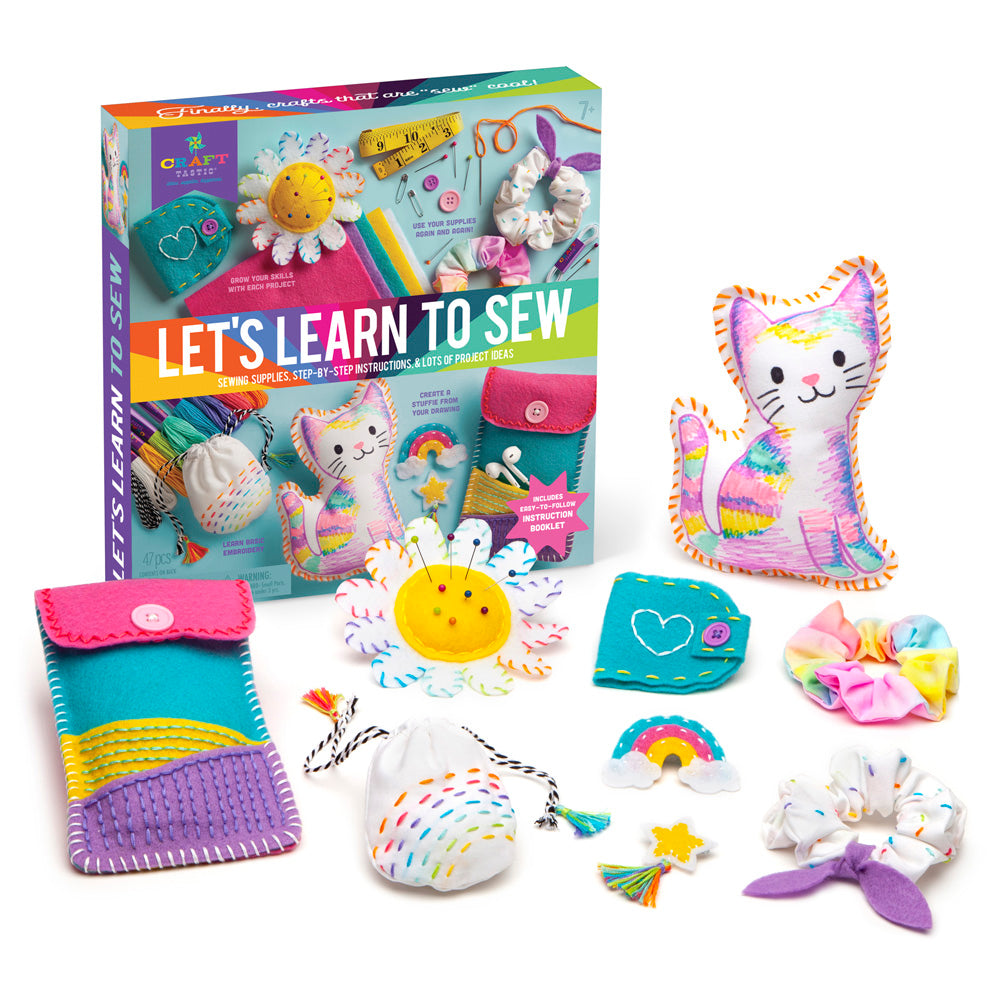 Craft-tastic Let's Learn to Sew Kit