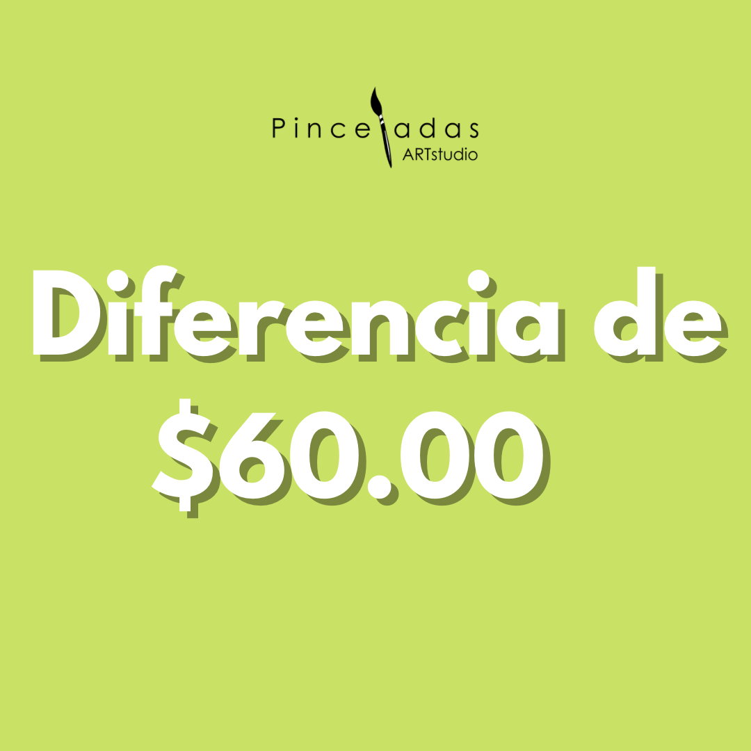 Diferencia de $60
