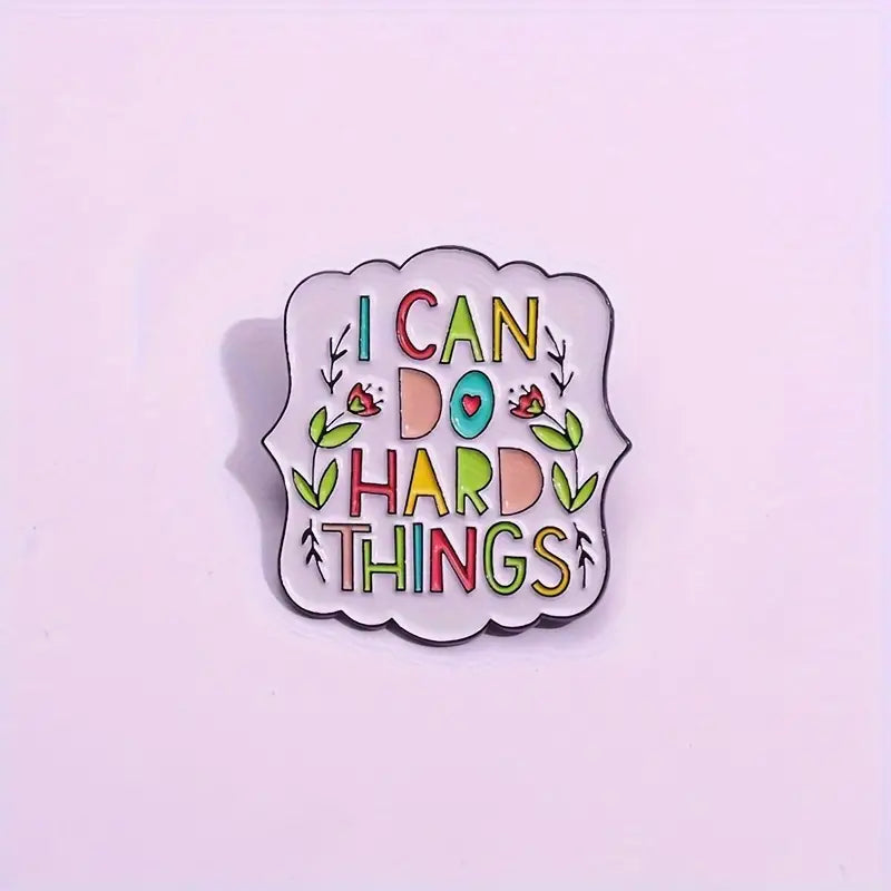“I can do hard things” Pin