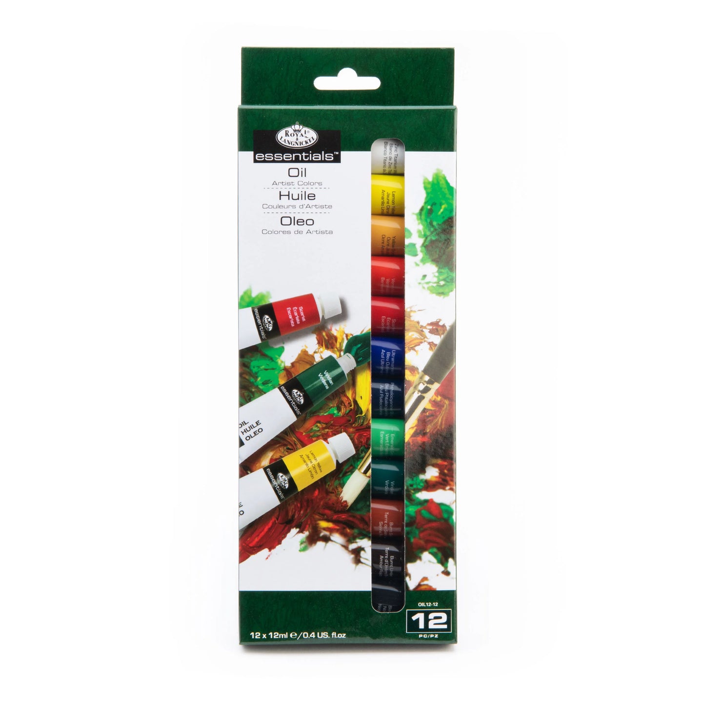Royal & Langnickel Essentials - Artist Oil Paint 12ml, 12 Pack