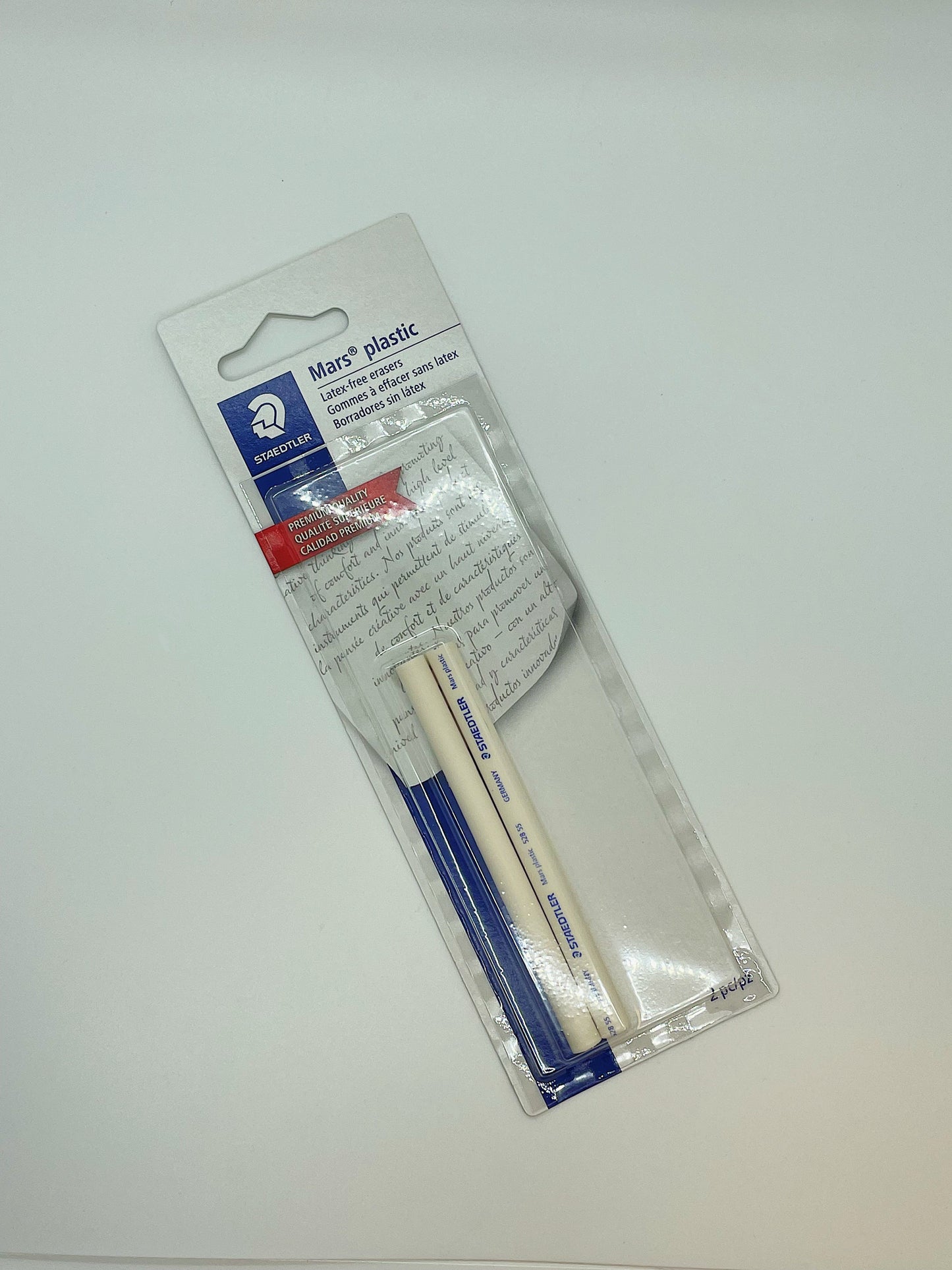 Staedtler White Plastic Stick Eraser Refills Pack/2