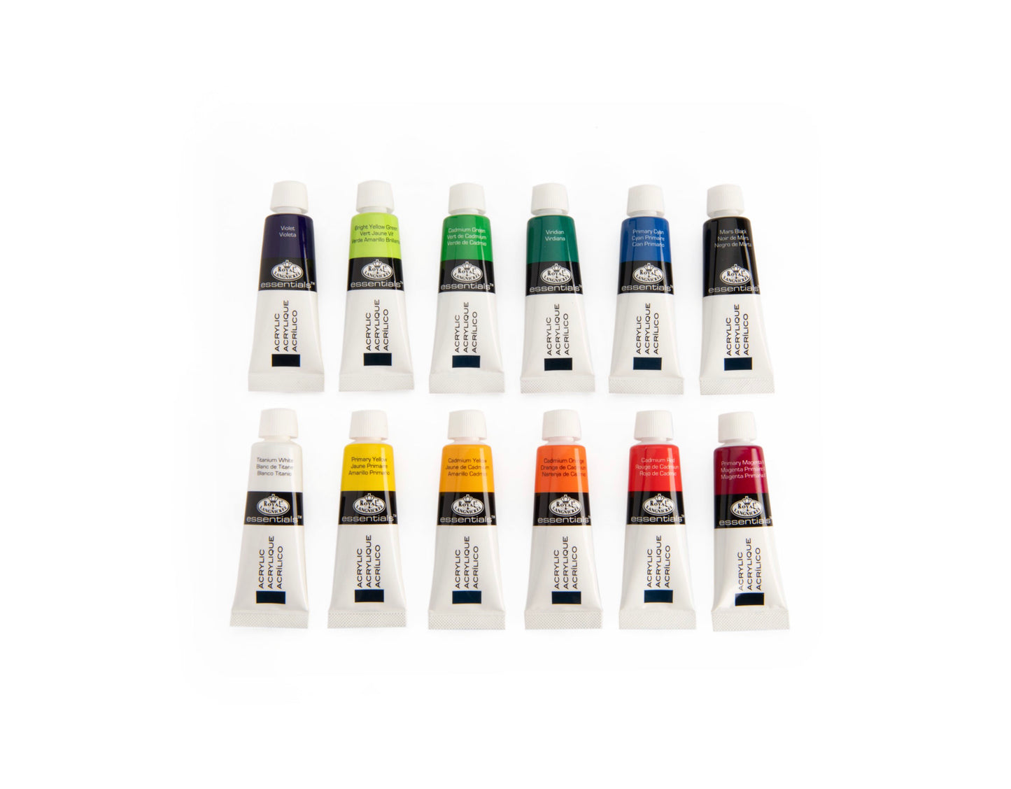 Royal & Langnickel Essentials - Artist Acrylic Paint 12ml, 12 Pack