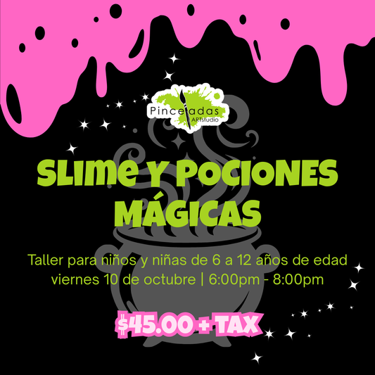 Noche de Slime y Pociones Mágicas | 6 a 12 años | viernes, 10 de octubre