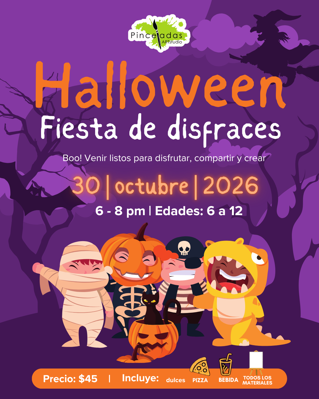 Halloween Fiesta de Disfraces | viernes, 30 de octubre