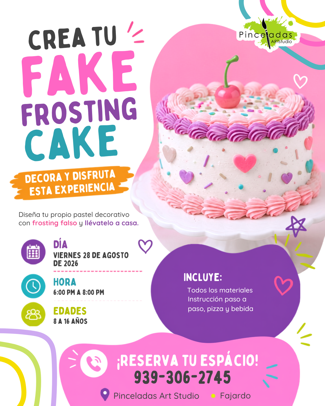 Fake Frosting Cake | Taller Creativo