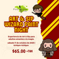 Art & Sip: Wizard Night para Adultos | Experiencia inmersiva