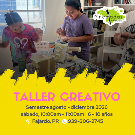 MATRÍCULA TALLER CREATIVO | AGOSTO - DICIEMBRE 2026