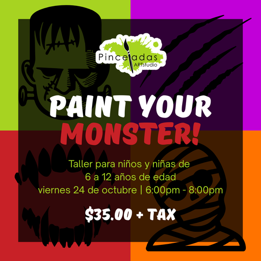 Halloween Glow in the Dark | Paint Your Monster | viernes, 24 de octubre
