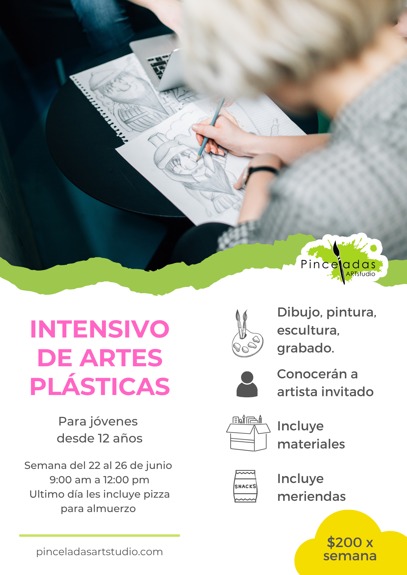 Intensivo de Artes Plásticas Mini Campamento
