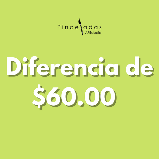 Diferencia de $60