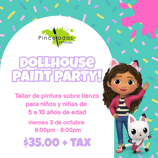 Dollhouse Paint Party! | viernes 3 de octubre, 6:00pm - 8:00pm