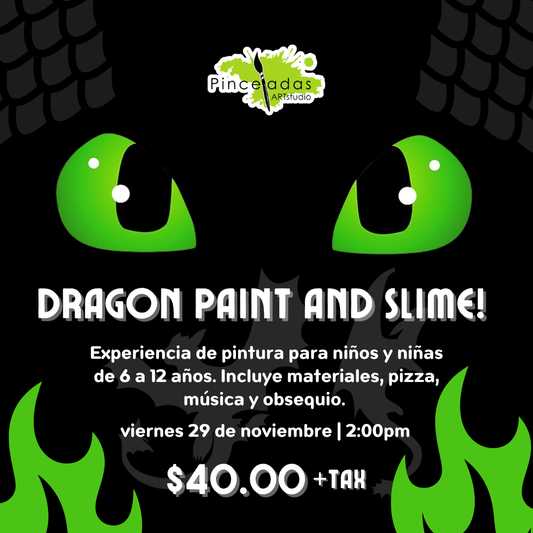 Dragon Paint Party | sábado 29 de noviembre, 2:00pm-4:00pm