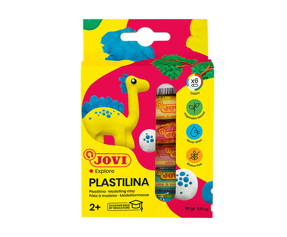 Jovi PLASTILINA Estuche 6 barras 15 g colores SURTIDOS