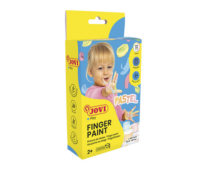 Jovi FINGER PAINT Estuche 5 botes 35 ml pintura de dedos colores pastel