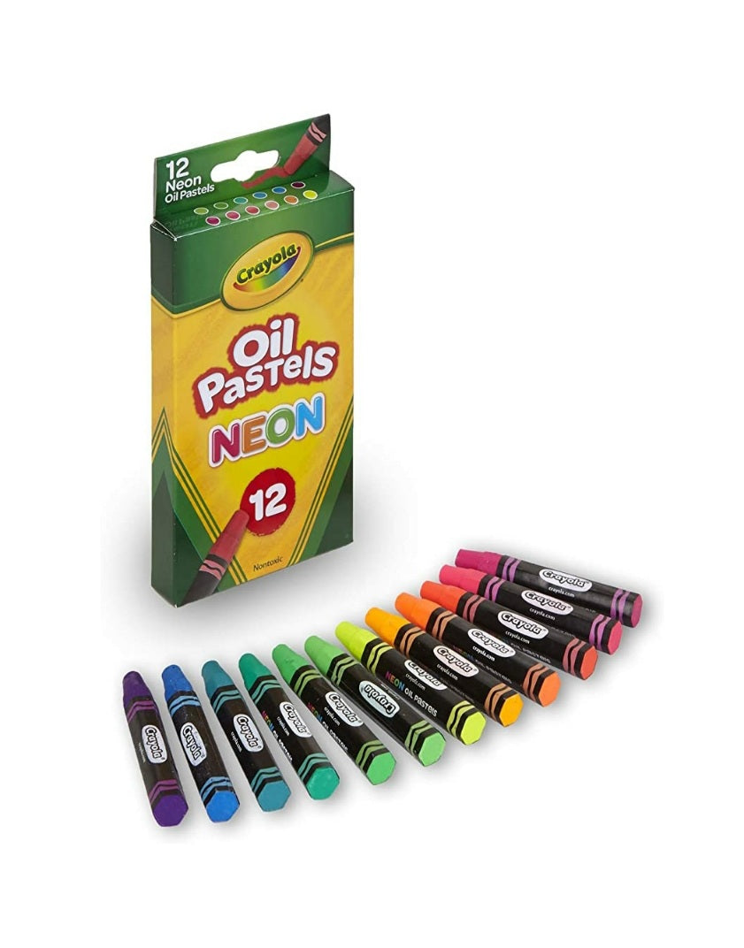 Crayola Oil Pastels 12 Neon Colors