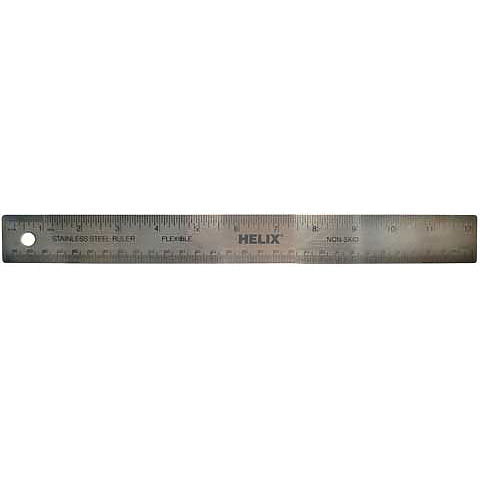 Flexible Stainless Steel Ruler 12"