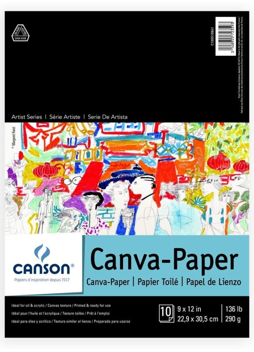 Canva Paper Pad 9"×12" / Canson