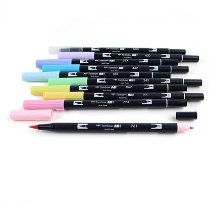 TOMBOW | DUAL BRUSH PENS 10 PASTEL PALETTE