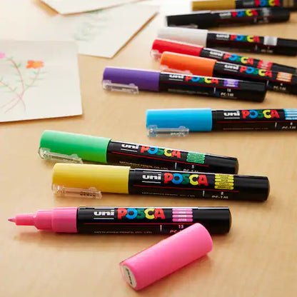 POSCA Paint Marker Sets, 16-Color PC-3M Fine Set