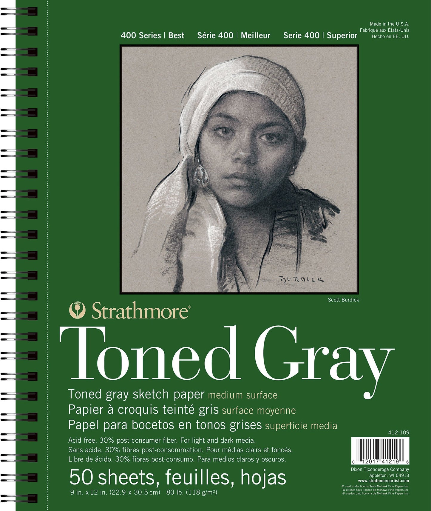 Strathmore Toned Gray