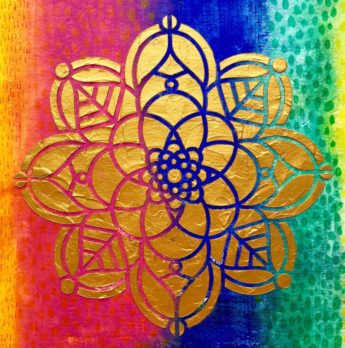 Faber-Castell Mixed Media Stencils Mandala