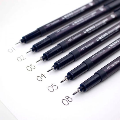 MONO Drawing Pen, 6-Pack