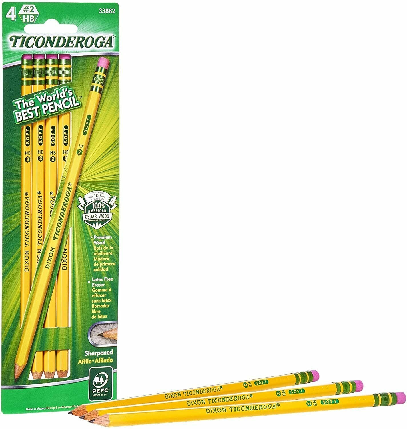 Ticonderoga #HB 2 Pencil set 4