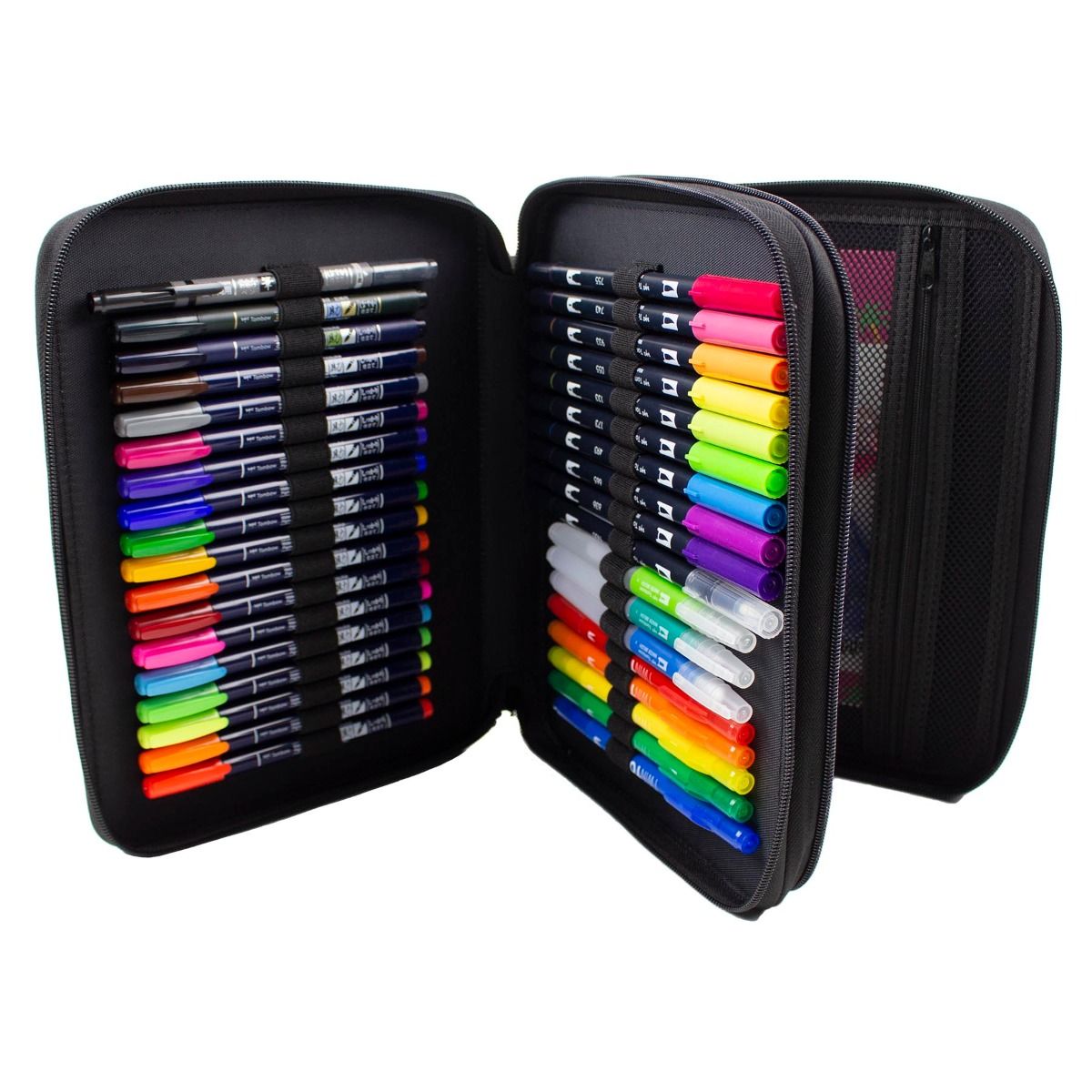 Tombow Zipper Marker Case - Black